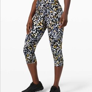 NWT lululemon Fast and Free High Rise Crop 19” MEGM
